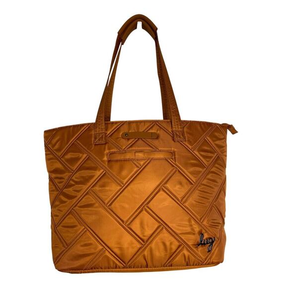 Lug women’s Skyliner Tote Bag Copper Brown - Picture 3 of 12